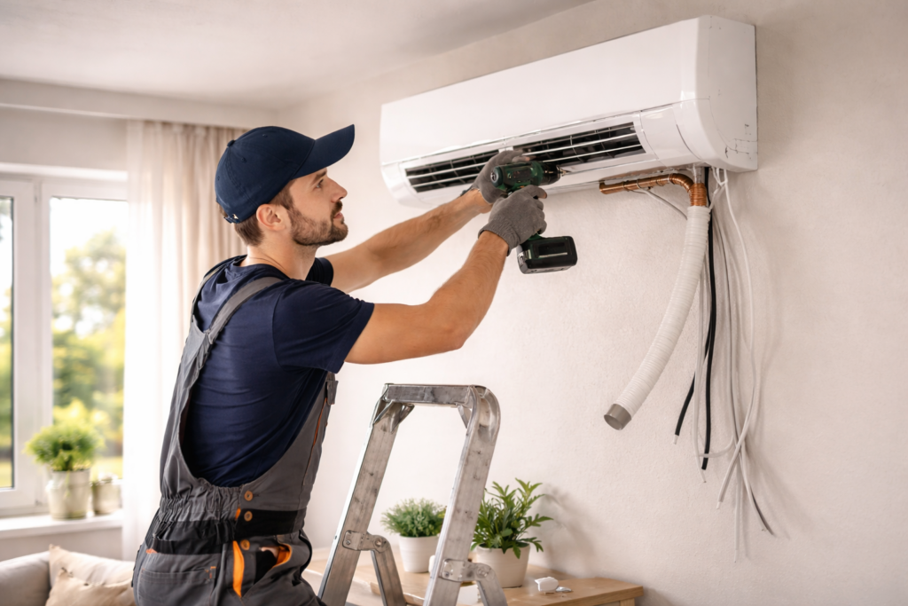 Montáž klimatizácie